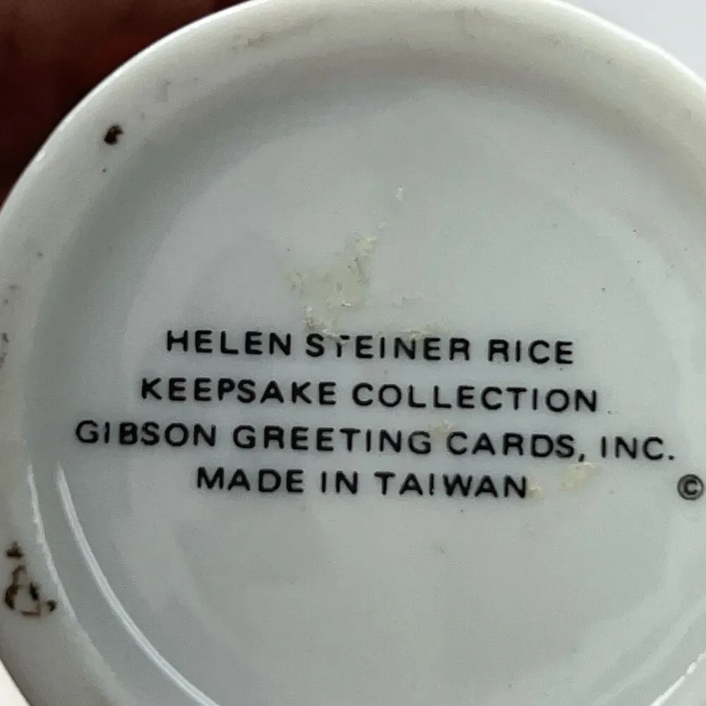Vintage Helen Steiner Rice- Ceramic Vase- Heart Gifts Inspirational Quote